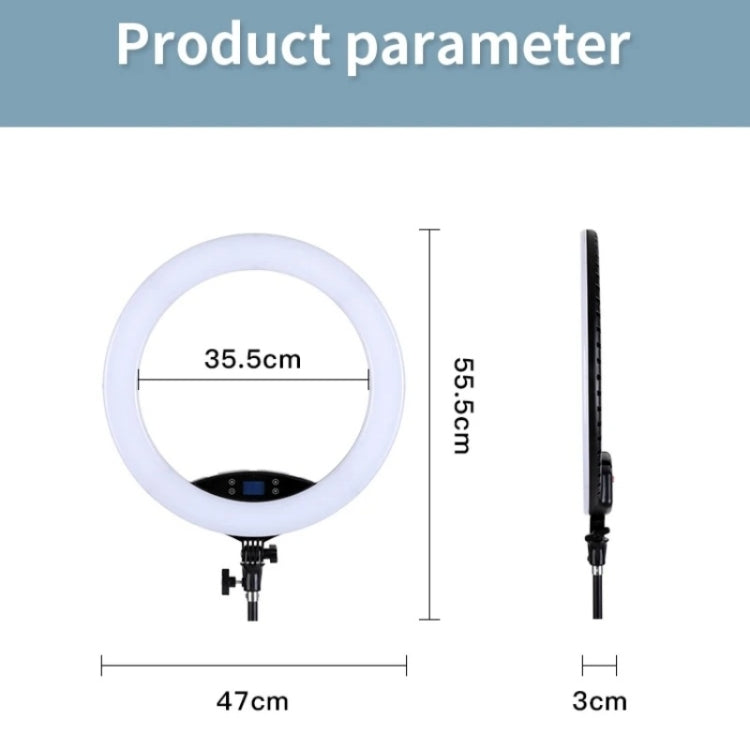 JMARY FM-19RS Photography LED Ring Fill Light 19-inch Touch Control Beauty Light(US Plug) - free shipping - PMC TechLife - Order now!