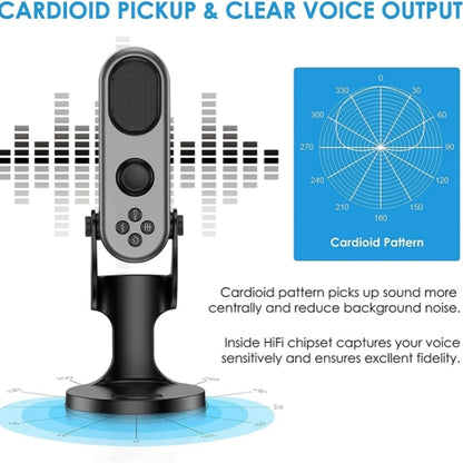 JMARY MC-PW7 USB Desktop Cardioid Noise Reduction Microphone - Microphone by Jmary | Online Shopping South Africa | PMC Jewellery | Buy Now Pay Later Mobicred