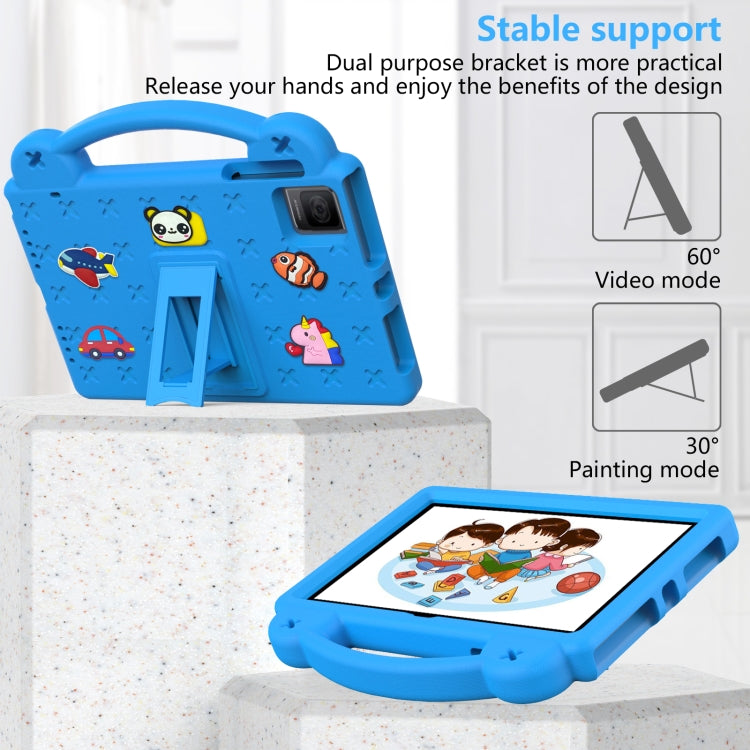 For Blackview Oscal Pad 15 2023 10.36/Tab 11 Handle Kickstand Children EVA Shockproof Tablet Case(Sky Blue) - Others by PMC Jewellery | Online Shopping South Africa | PMC Jewellery | Buy Now Pay Later Mobicred