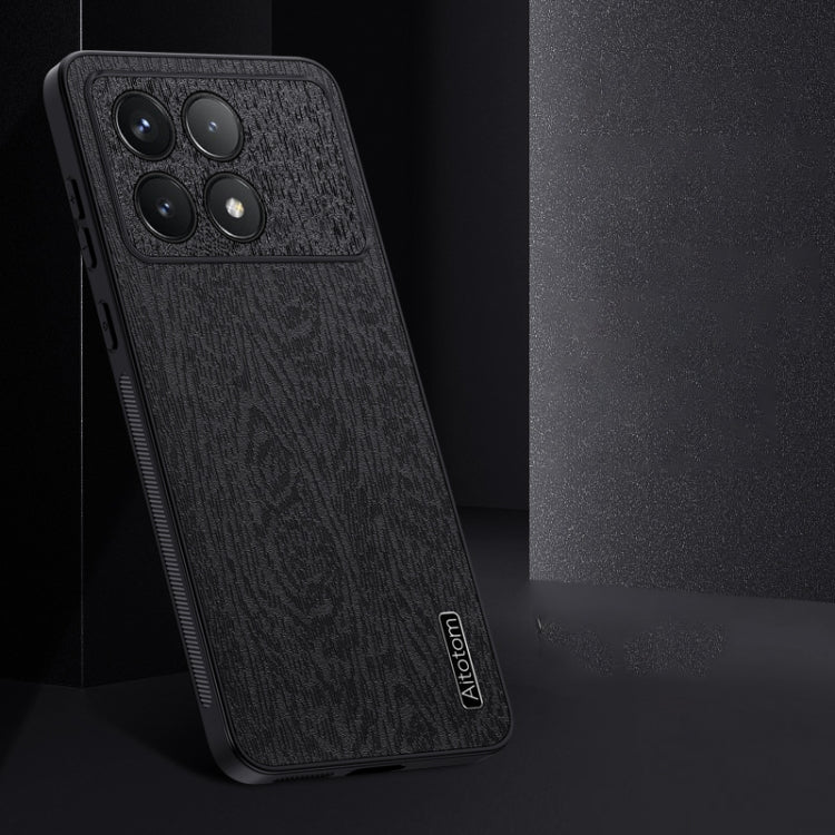 For Xiaomi Redmi K70 Tree Bark Leather Shockproof Phone Case(Blue) - Xiaomi Cases by PMC Jewellery | Online Shopping South Africa | PMC Jewellery | Buy Now Pay Later Mobicred