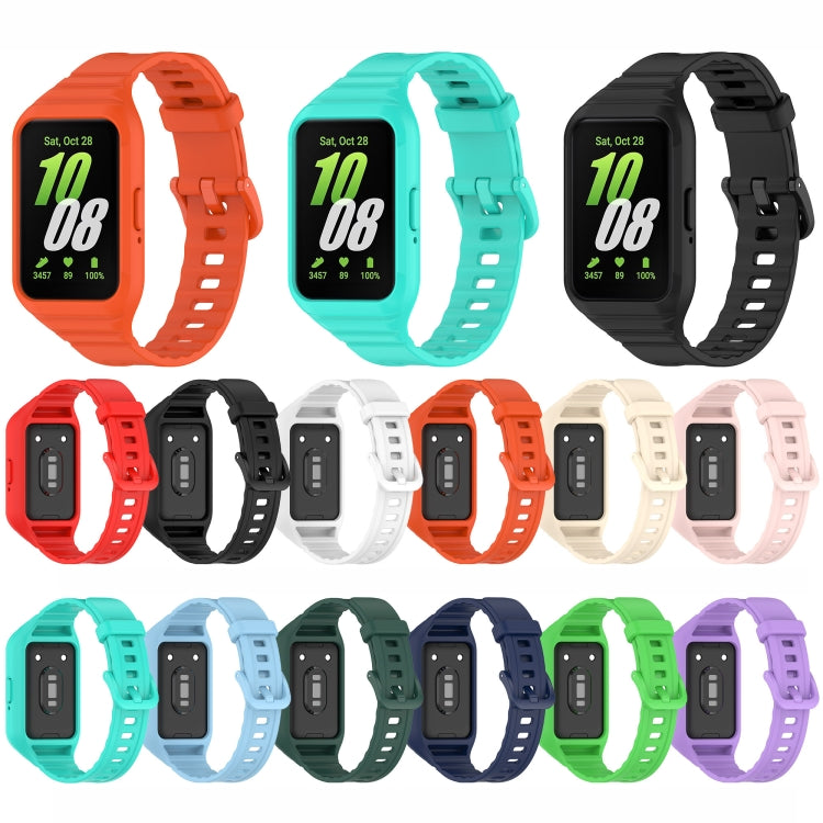 For Samsung Galaxy Fit 3 Integrated TPU Watch Band(Pink) - Watch Bands by PMC TechLife | Online Shopping South Africa | PMC TechLife