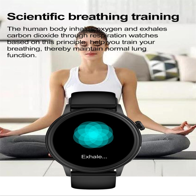 ET470 1.39 inch Color Screen Smart Watch Silicone Strap, Support Bluetooth Call / ECG(Black) - Smart Watches by PMC Jewellery | Online Shopping South Africa | PMC Jewellery