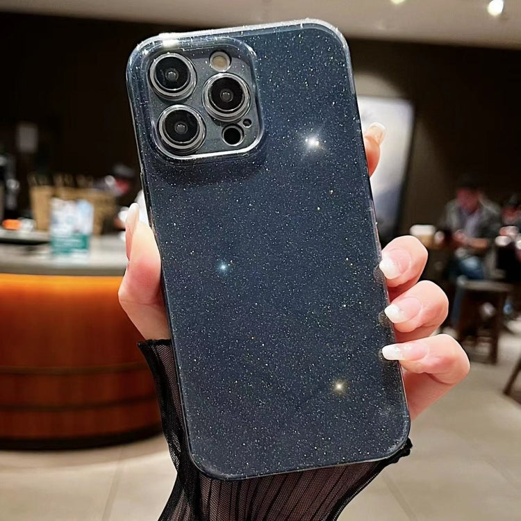 For iPhone 16 Pro Jelly Glitter Solid Color TPU Phone Case(Black) - free shipping - PMC TechLife - Order now!
