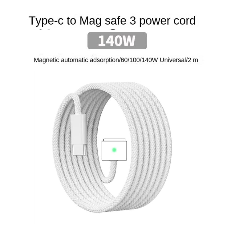US Plug 140W USB-C PD Power Adapter with Type-C to Magsafe3 Magnetic Charging Cable, Length: 2 m - Cable & Adapter by PMC Jewellery | Online Shopping South Africa | PMC Jewellery | Buy Now Pay Later Mobicred
