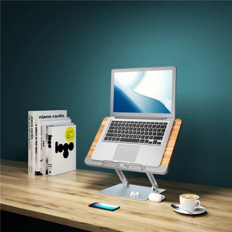 BG-2S Height Adjustable Laptop Holder  ABS + Aluminum Alloy Desktop Book Stand for Reading - Laptop Stand by PMC Jewellery | Online Shopping South Africa | PMC Jewellery | Buy Now Pay Later Mobicred