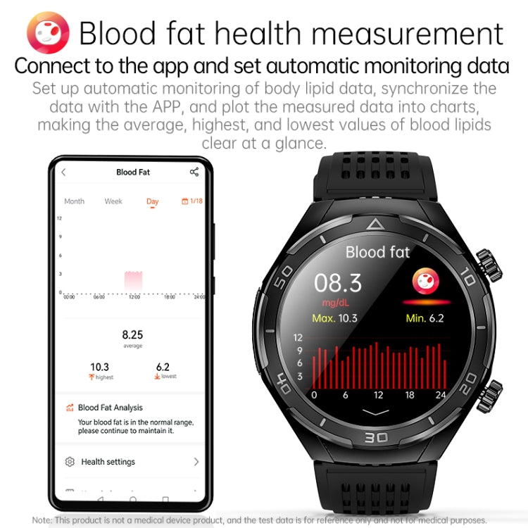 FD02 1.46 inch Color Screen Smart Watch, Support CES Sleep Aid / ECG Detection(Silver) - Smart Watches by PMC TechLife | Online Shopping South Africa | PMC TechLife