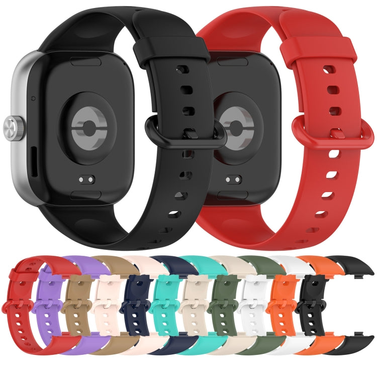 For Xiaomi Smart Band 9 Pro / 8 Pro Solid Color Colorful Buckle Silicone Watch Band(White) - free shipping - PMC TechLife - Order now!