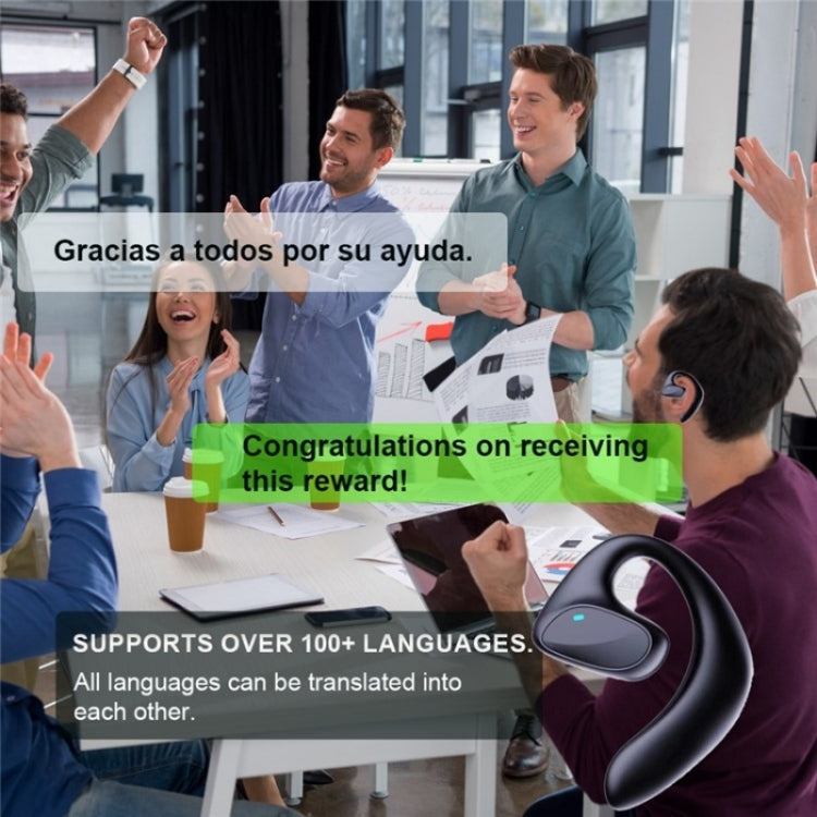 M8 Noise Reduction Smart Voice Translator TWS Bluetooth Headset 144 Languages Translation Earphones(Black) -  by PMC TechLife | Online Shopping South Africa | PMC TechLife | Buy Now Pay Later Mobicred