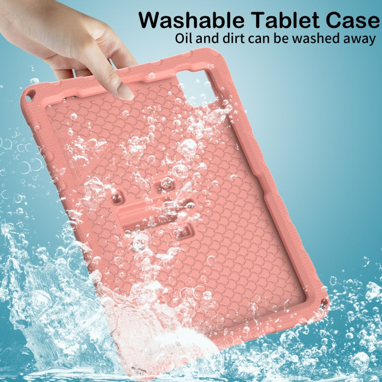 For iPad Air 11 2024 Butterfly Bracket EVA Shockproof Tablet Case(Pink Orange) - iPad Air 11 2024 Cases by PMC TechLife | Online Shopping South Africa | PMC TechLife | Buy Now Pay Later Mobicred