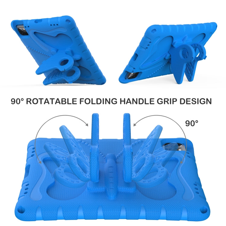 For iPad Pro 11 2024 Butterfly Bracket EVA Shockproof Tablet Case(Blue) - iPad Pro 11 2024 Cases by PMC TechLife | Online Shopping South Africa | PMC TechLife | Buy Now Pay Later Mobicred