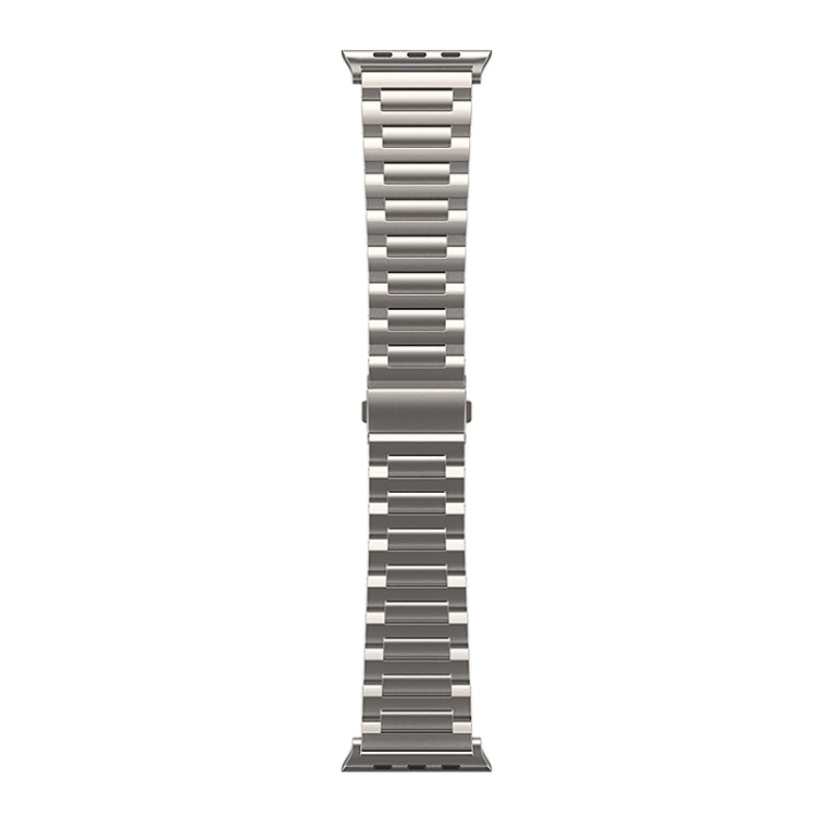 For Apple Watch SE 2023 44mm I-Shaped Titanium Watch Band(Titanium) - Watch Bands by PMC TechLife | Online Shopping South Africa | PMC TechLife