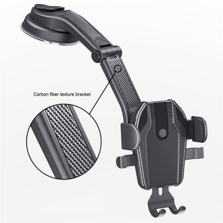 ES281 Car Dashboard Windshield Air Vent Suction Cup Phone Holder For 4-6.7 Inch Phone Mount - Car Holders by PMC Jewellery | Online Shopping South Africa | PMC Jewellery | Buy Now Pay Later Mobicred