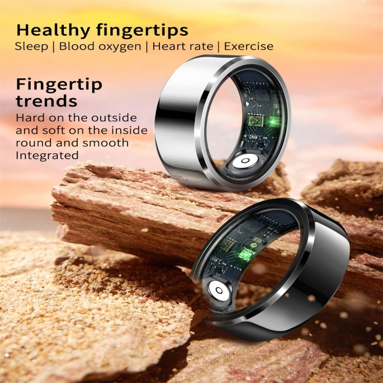 R6 SIZE 11 Smart Ring, Support Heart Rate / Blood Oxygen / Sleep Monitoring(Black) - Smart Rings / Smart Telephones by PMC TechLife | Online Shopping South Africa | PMC TechLife | Buy Now Pay Later Mobicred