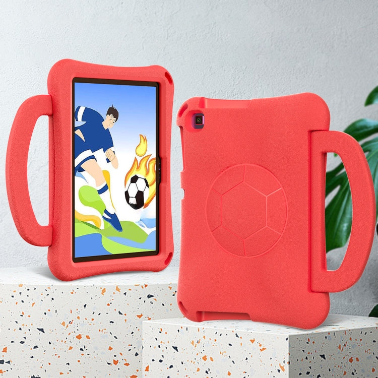 For Lenovo Tab M10 3rd Gen TB-328FU/XU  Handle Football Shaped EVA Shockproof Tablet Case(Red) - Lenovo by PMC TechLife | Online Shopping South Africa | PMC TechLife | Buy Now Pay Later Mobicred