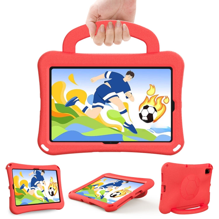 For Lenovo Tab M10 Plus TB-X606F 10.3 Handle Football Shaped EVA Shockproof Tablet Case(Red) - Lenovo by PMC TechLife | Online Shopping South Africa | PMC TechLife | Buy Now Pay Later Mobicred