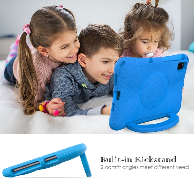 For Lenovo Tab K10 TB-X6C6F 10.3 Handle Football Shaped EVA Shockproof Tablet Case(Blue) - free shipping - PMC TechLife - Order now!