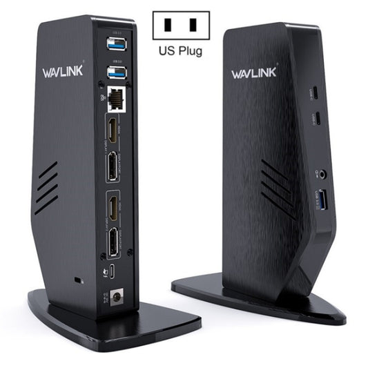 WAVLINK UG69PD5 USB-C HD 60Hz Monitor Adapter Dual 4K Display Docking Station, Plug:US Plug - USB HUB by WAVLINK | Online Shopping South Africa | PMC Jewellery | Buy Now Pay Later Mobicred