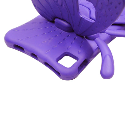 For iPad Air 11 2024 Butterfly Bracket Kids EVA Shockproof Tablet Case(Purple) - iPad Air 11 2024 Cases by PMC Jewellery | Online Shopping South Africa | PMC Jewellery | Buy Now Pay Later Mobicred