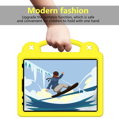 For iPad Air 11 2025 / 2024 Handle Kickstand Children EVA Shockproof Tablet Case(Yellow) - iPad Air 11 2025 / 2024 Cases by PMC Jewellery | Online Shopping South Africa | PMC Jewellery | Buy Now Pay Later Mobicred