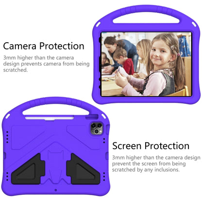 For iPad Air 11 2024 EVA Shockproof Tablet Case with Holder(Purple) - iPad Air 11 2024 Cases by PMC Jewellery | Online Shopping South Africa | PMC Jewellery | Buy Now Pay Later Mobicred