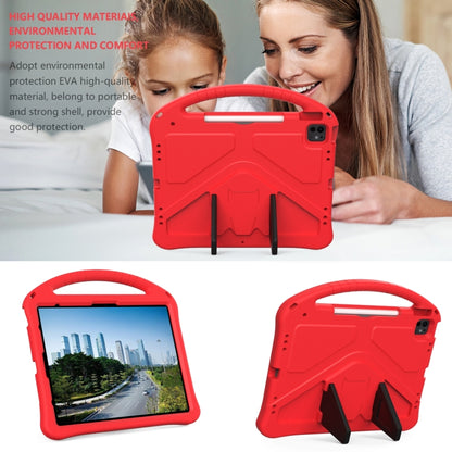 For iPad Air 13 2024 EVA Shockproof Tablet Case with Holder(Red) - iPad Air 13 2024 Cases by PMC Jewellery | Online Shopping South Africa | PMC Jewellery | Buy Now Pay Later Mobicred