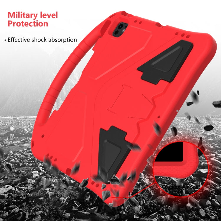 For iPad Air 13 2024 EVA Shockproof Tablet Case with Holder(Red) - iPad Air 13 2024 Cases by PMC Jewellery | Online Shopping South Africa | PMC Jewellery | Buy Now Pay Later Mobicred