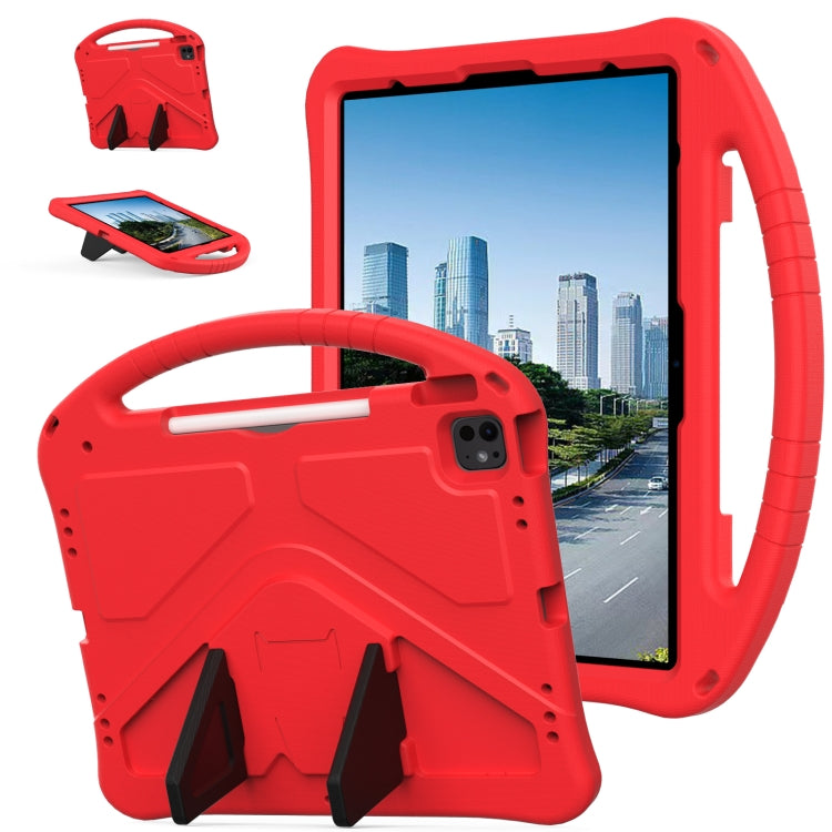 For iPad Pro 13 2024 EVA Shockproof Tablet Case with Holder(Red) - iPad Pro 13 2024 Cases by PMC Jewellery | Online Shopping South Africa | PMC Jewellery | Buy Now Pay Later Mobicred