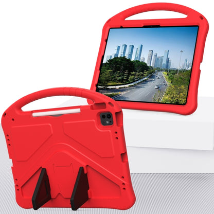 For iPad Pro 13 2024 EVA Shockproof Tablet Case with Holder(Red) - iPad Pro 13 2024 Cases by PMC Jewellery | Online Shopping South Africa | PMC Jewellery | Buy Now Pay Later Mobicred