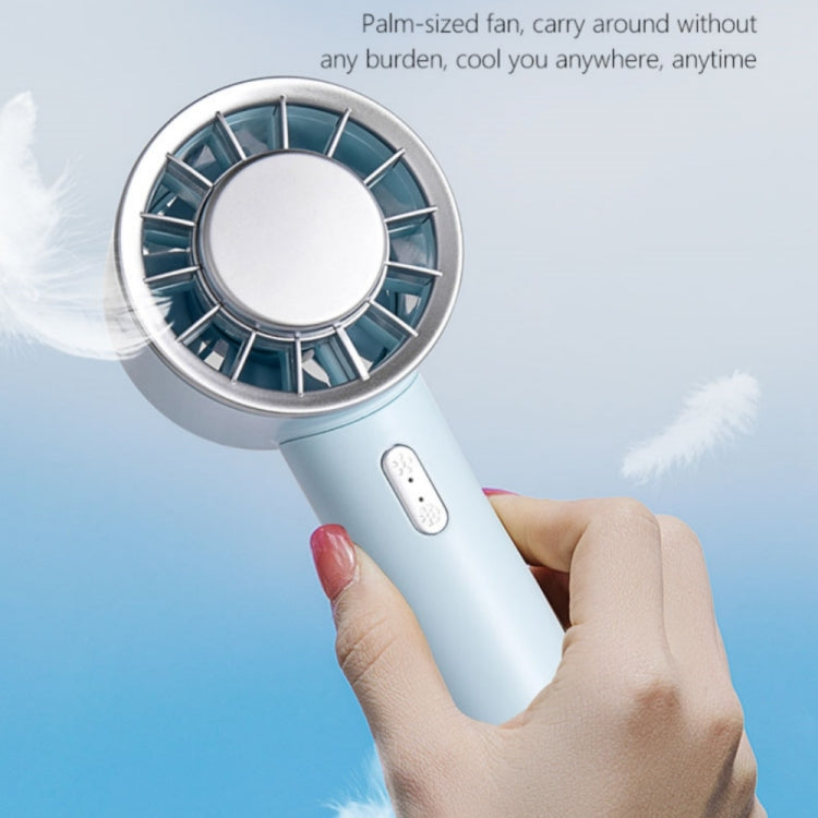 WX-633 Summer Handheld Fan 3 Speeds Semiconductor Cold Compress Desk Fan(White) - Electric Fans by PMC Jewellery | Online Shopping South Africa | PMC Jewellery | Buy Now Pay Later Mobicred