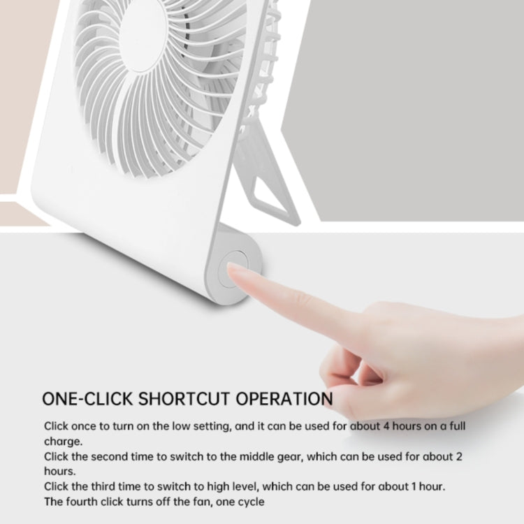 AR-13 Home Office Hanging Fan  Summer Cooler Silent Operation Desktop Fan(White) - Electric Fans by PMC TechLife | Online Shopping South Africa | PMC TechLife | Buy Now Pay Later Mobicred