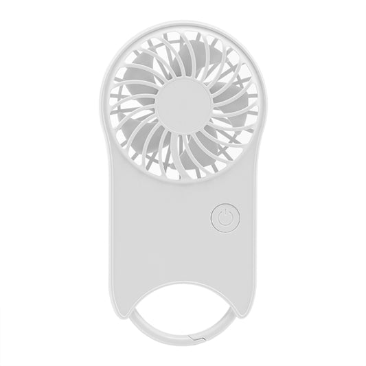 F12 3 Wind Speed Outdoor Summer Cooling Fan Hanging Buckle Mini Handheld Fan(White) - Electric Fans by PMC Jewellery | Online Shopping South Africa | PMC Jewellery | Buy Now Pay Later Mobicred