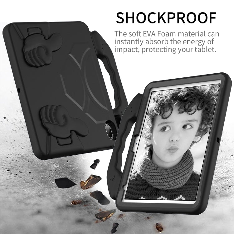 For iPad Air 11 2025 / 2024 Children EVA Shockproof Tablet Case with Thumb Bracket(Black) - iPad Air 11 2025 / 2024 Cases by PMC Jewellery | Online Shopping South Africa | PMC Jewellery | Buy Now Pay Later Mobicred