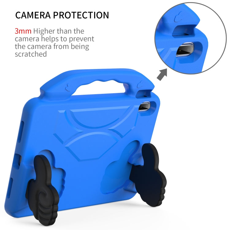 For iPad Air 11 2025 / 2024 Children EVA Shockproof Tablet Case with Thumb Bracket(Blue) - iPad Air 11 2025 / 2024 Cases by PMC TechLife | Online Shopping South Africa | PMC TechLife | Buy Now Pay Later Mobicred