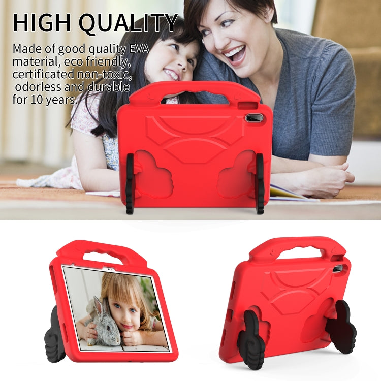 For iPad Air 11 2025 / 2024 Children EVA Shockproof Tablet Case with Thumb Bracket(Red) - iPad Air 11 2025 / 2024 Cases by PMC TechLife | Online Shopping South Africa | PMC TechLife | Buy Now Pay Later Mobicred