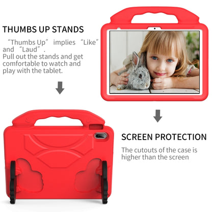 For iPad Air 11 2025 / 2024 Children EVA Shockproof Tablet Case with Thumb Bracket(Red) - iPad Air 11 2025 / 2024 Cases by PMC Jewellery | Online Shopping South Africa | PMC Jewellery | Buy Now Pay Later Mobicred