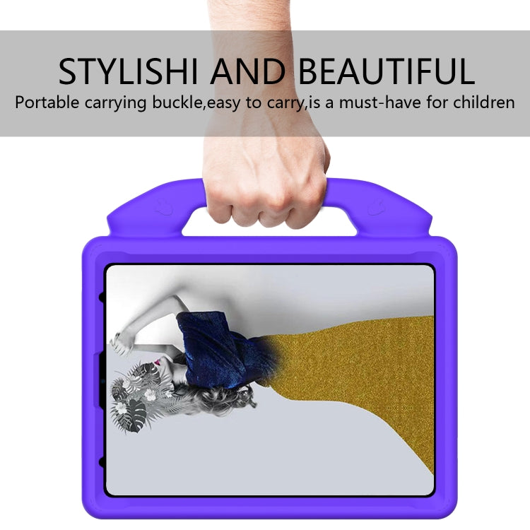 For iPad Pro 13 2024 Children EVA Shockproof Tablet Case with Thumb Bracket(Purple) - iPad Pro 13 2024 Cases by PMC Jewellery | Online Shopping South Africa | PMC Jewellery | Buy Now Pay Later Mobicred