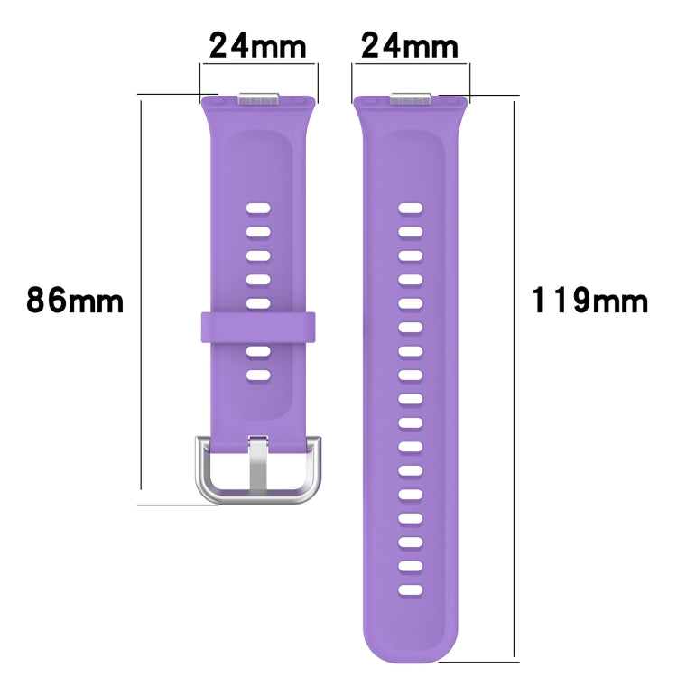 For Huawei Watch Fit3 Silicone Soft Watch Band + Clear Watch Protective Case Set(Orange) - free shipping - PMc TechLife - Order now!