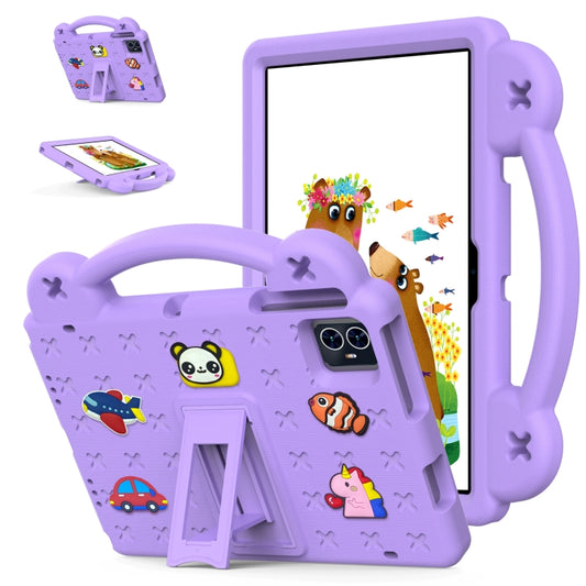 For Teclast M50 HD 10.1 / M50 Pro 10.1 2023 Handle Kickstand Children EVA Shockproof Tablet Case(Light Purple) - Teclast by PMC Jewellery | Online Shopping South Africa | PMC Jewellery | Buy Now Pay Later Mobicred