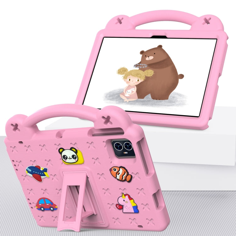 For Blackview Tab 80 10.1 2023 Handle Kickstand Children EVA Shockproof Tablet Case(Pink) - Others by PMC TechLife | Online Shopping South Africa | PMC TechLife | Buy Now Pay Later Mobicred