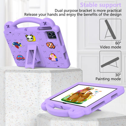 For Blackview Tab 80 10.1 2023 Handle Kickstand Children EVA Shockproof Tablet Case(Light Purple) - Others by PMC Jewellery | Online Shopping South Africa | PMC Jewellery | Buy Now Pay Later Mobicred