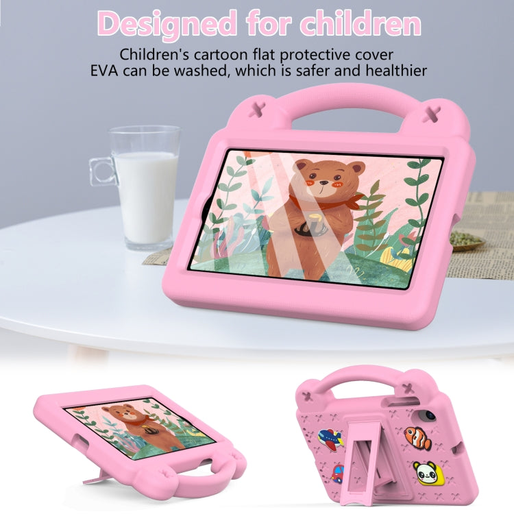 For Walmart Onn 7.0 Gen4 2024 Handle Kickstand Children EVA Shockproof Tablet Case(Pink) - Others by PMC TechLife | Online Shopping South Africa | PMC TechLife | Buy Now Pay Later Mobicred