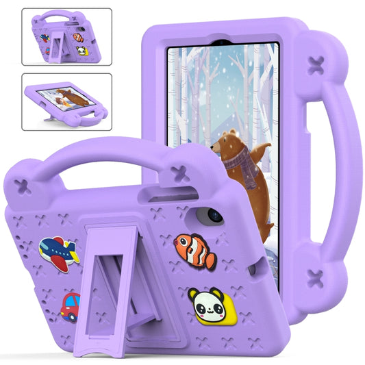 For Walmart Onn 7.0 Gen4 2024 Handle Kickstand Children EVA Shockproof Tablet Case(Light Purple) - Others by PMC Jewellery | Online Shopping South Africa | PMC Jewellery | Buy Now Pay Later Mobicred