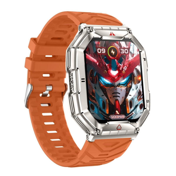 KR82 2.1 inch Color Screen Smart Watch, Support Bluetooth Call / Health Monitoring(Orange) - Smart Wristbands by PMC Jewellery | Online Shopping South Africa | PMC Jewellery | Buy Now Pay Later Mobicred