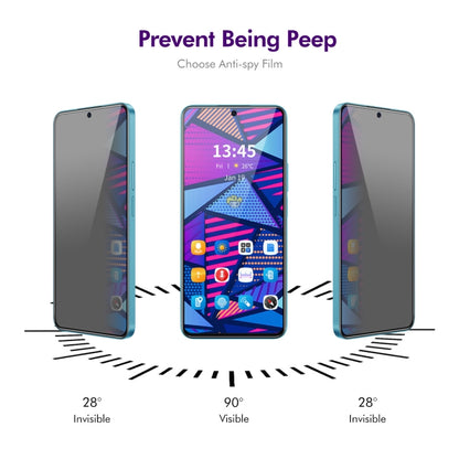 For OPPO Reno11 F / F25 Pro 2pcs ENKAY Hat-Prince 28 Degree Anti-peeping Privacy Silk Print Tempered Glass Film - OPPO Tempered Glass by ENKAY | Online Shopping South Africa | PMC Jewellery | Buy Now Pay Later Mobicred