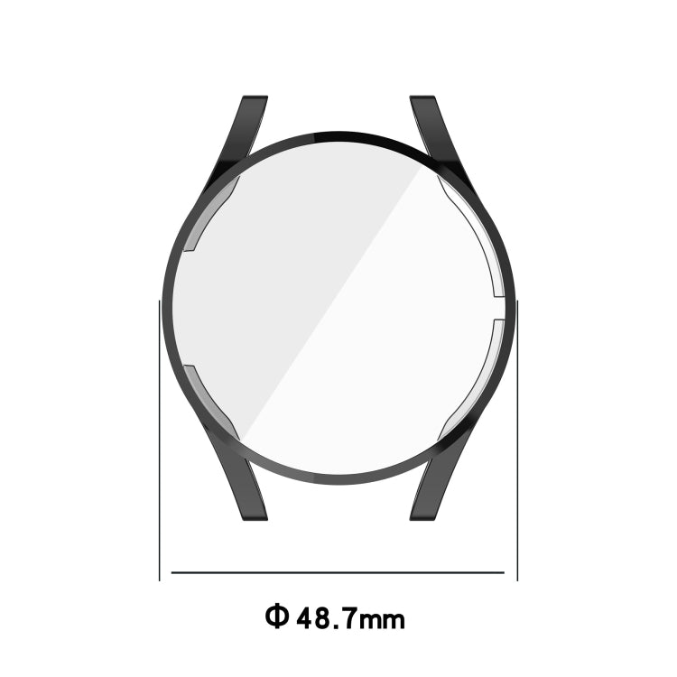 For Samsung Galaxy Watch FE 40mm Full Coverage TPU Electroplated Watch Protective Case(Sliver) - Watch Cases by PMC TechLife | Online Shopping South Africa | PMC TechLife | Buy Now Pay Later Mobicred