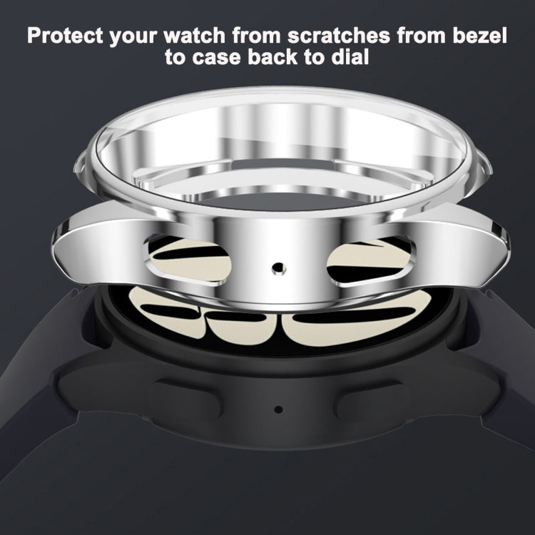 For Samsung Galaxy Watch Ultra 47mm Hollow Out TPU Electroplated Watch Protective Case(Black) - Watch Cases by PMC Jewellery | Online Shopping South Africa | PMC Jewellery | Buy Now Pay Later Mobicred