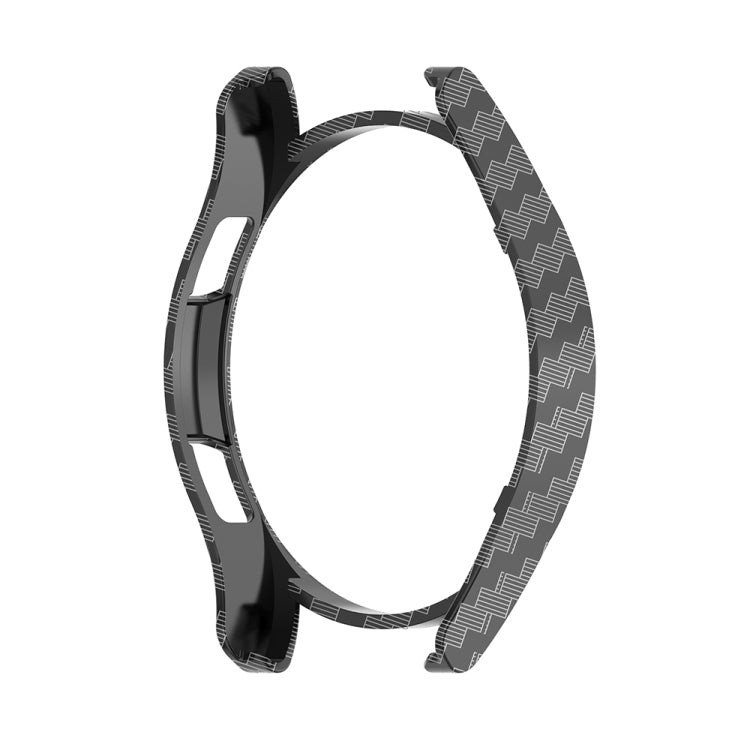 For Samsung Galaxy Watch FE 40mm Half Pack Hollow PC Watch Protective Case(Carbon Fiber) - Watch Cases by PMC TechLife | Online Shopping South Africa | PMC TechLife | Buy Now Pay Later Mobicred