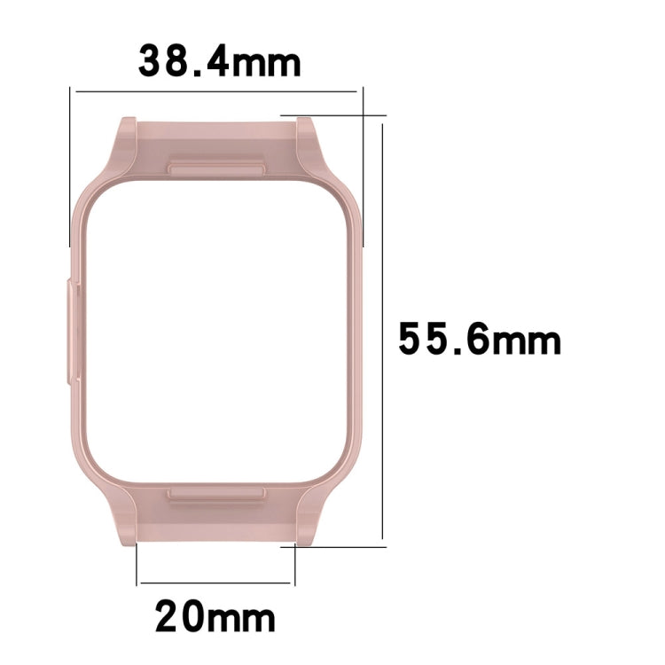 For Redmi Watch 3 Active Half Pack PC Watch Protective Case(Black) - Watch Cases by PMC TechLife | Online Shopping South Africa | PMC TechLife | Buy Now Pay Later Mobicred
