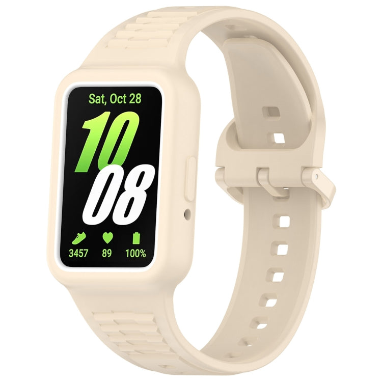 For  Huawei Band 8 Two Color Frame Integrated Silicone Watch Band(Dream White) - free shipping - PMc TechLife - Order now!