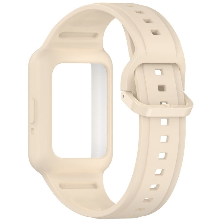 For  Huawei Band 8 Two Color Frame Integrated Silicone Watch Band(Dream White) - free shipping - PMc TechLife - Order now!